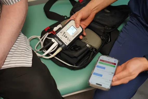 użycie aplikacji Heartlink
