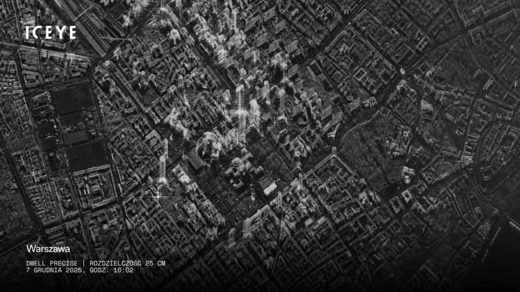 Zobrazowania centrum Warszawy.